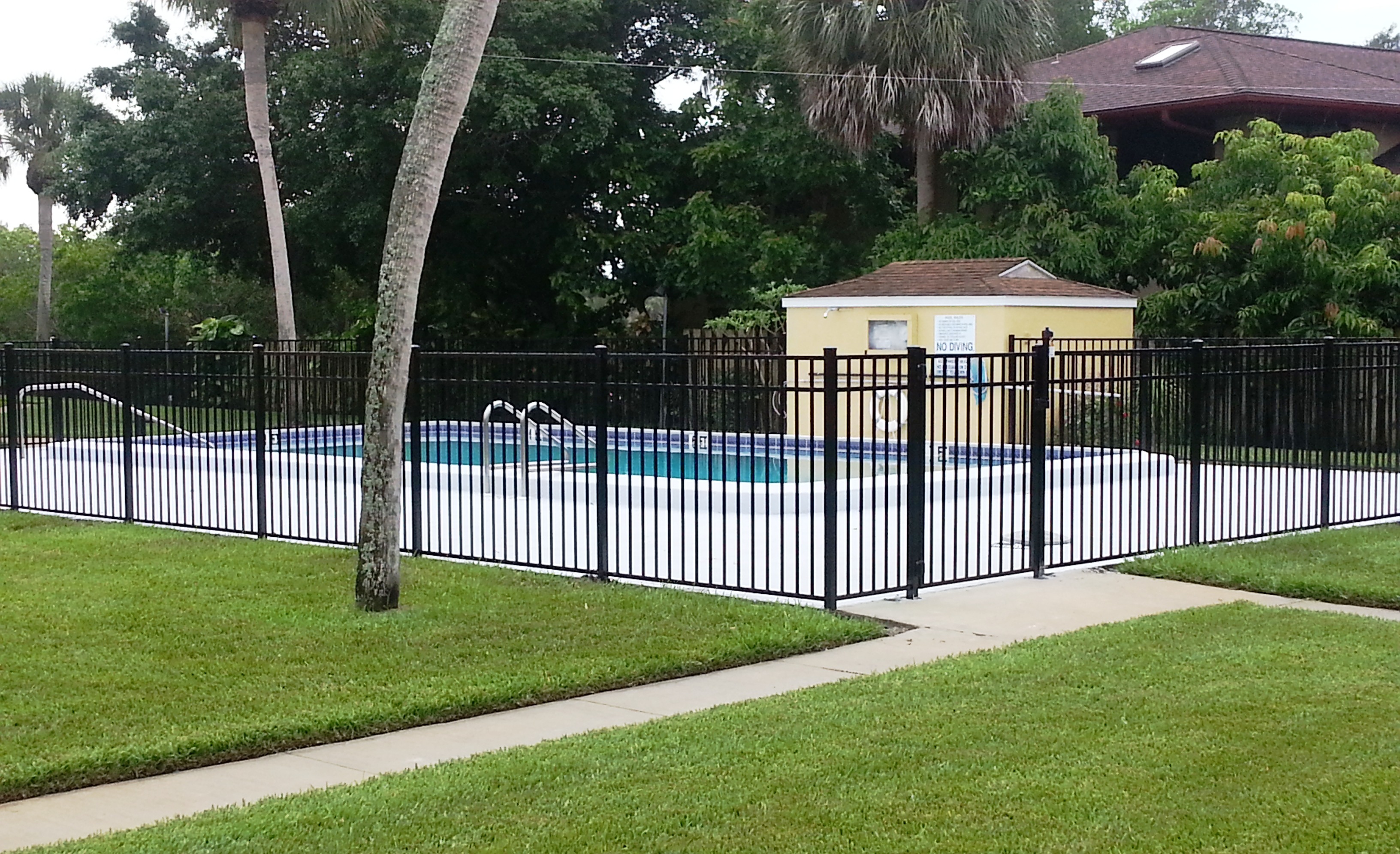 ironman pool fence